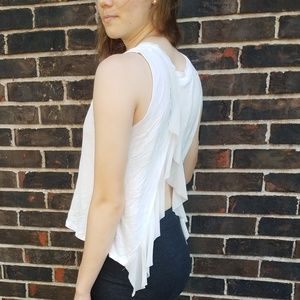 Split-Back Flowy Tank Top